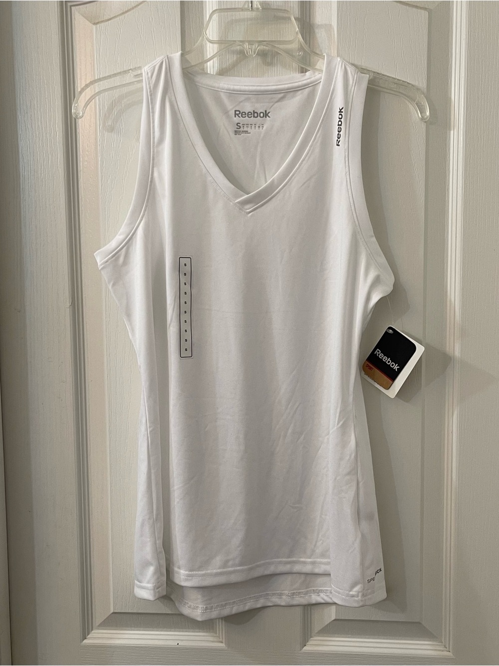 Reebok Speedwick Tank Top - White.  Womens: Small.